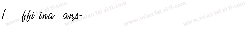 ITC Officina Sans字体转换